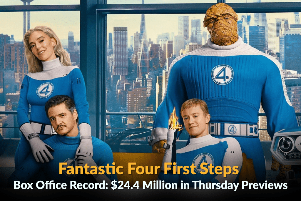 Fantastic Four First Steps Box Office Record