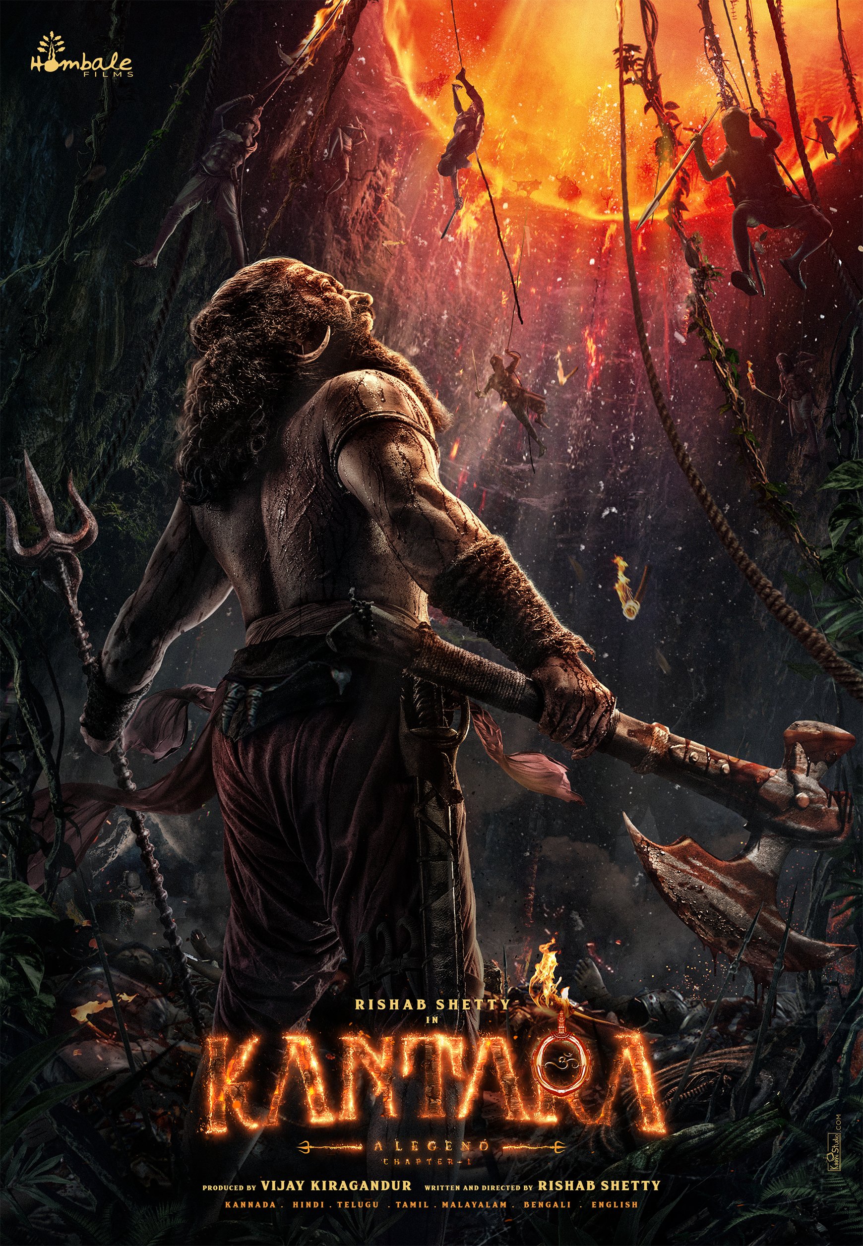 The first look of kantara chapter 1 can be described as "goosebumps"!
